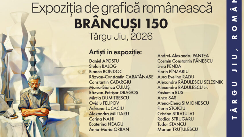 BRÂNCUȘI 150: Expoziție vernisată simultan la Târgu Jiu și în alte 20 de țări de pe 6 continente