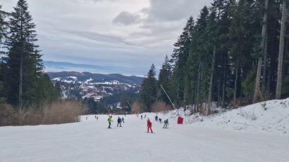 BRAȘOV: Pârtia Drumul Roșu, deschisă în totalitate