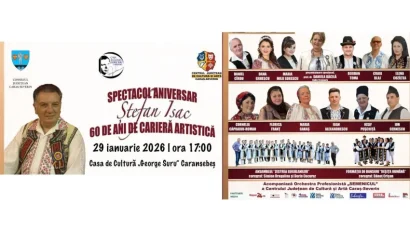 Spectacolul „Ștefan Isac – 60 de ani de carieră artistică”, la Caransebeș