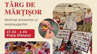 BRAȘOV: „Târgul de Mărțișor” revine în Piața Sfatului