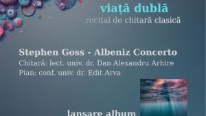 Recital de chitară clasică și lansare de album, joi seară, la Casa Balș din Iași