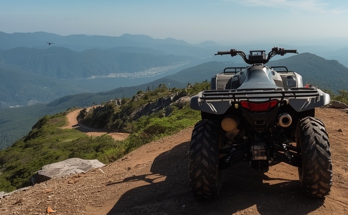 ATV-urile, interzise pe străzile interioare din stațiunea Rânca