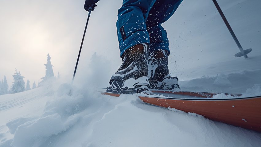 Zăpadă de primăvară, în Masivul Postăvarul