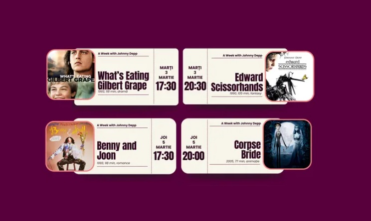 BUCUREȘTI: O săptămână de filme cu Johnny Depp, la Cinema Europa