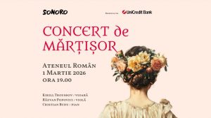 Concert de Mărțișor „SoNoRo”, la Ateneul Român