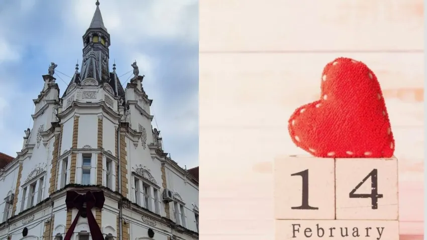 Valentine’s Day 2026 la Caransebeș: „Căsătorie de probă” în parcul din fața Primăriei