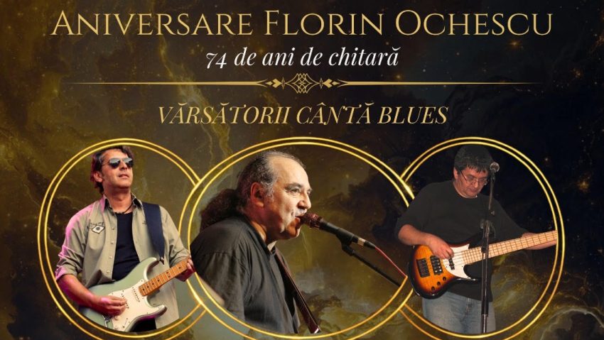 “Vărsătorii cântă blues” – Florin Ochescu, aniversare pe scenă la București