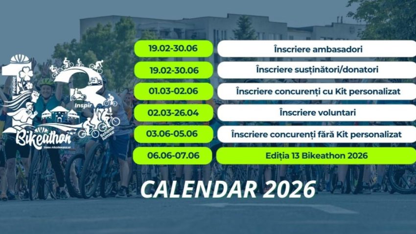Se fac înscrieri la toate categoriile Bikeathon Țara Făgărașului