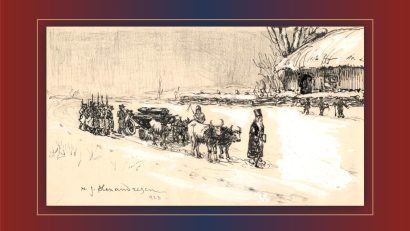 Micro-expoziția „Pe linia frontului. Marele Război în viziunea unui artist ieșean”, la Muzeul de Istorie a Moldovei