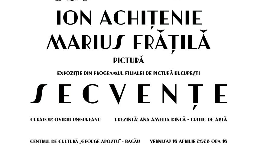 Expoziția „SECVENȚE”, Ion Achițenie și Marius Frățilă