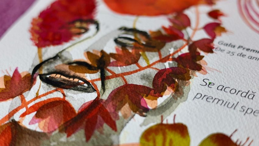 Artista vizuală Ioana Nicoară semnează diplomele Galei Premiilor RRC 2026