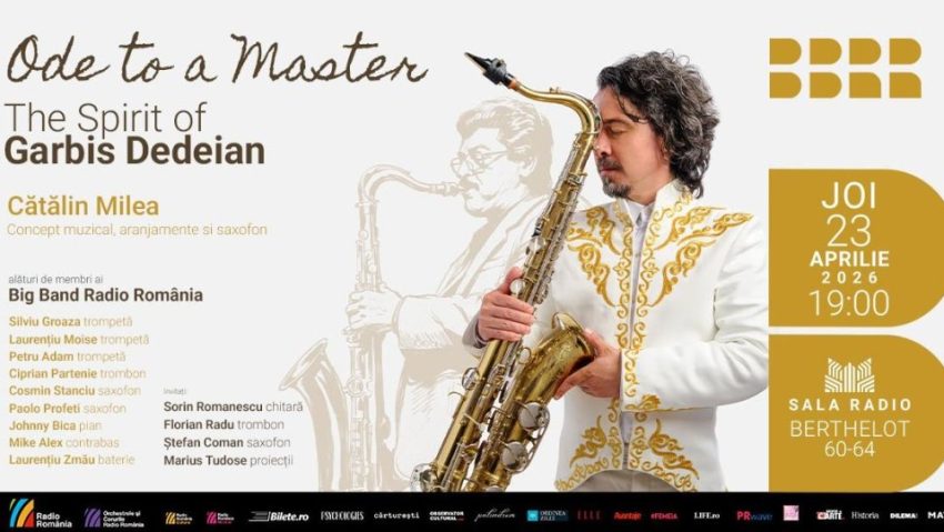 Ode to a Master – The Spirit of Garbis Dedeian, concert-omagiu la Sala Radio