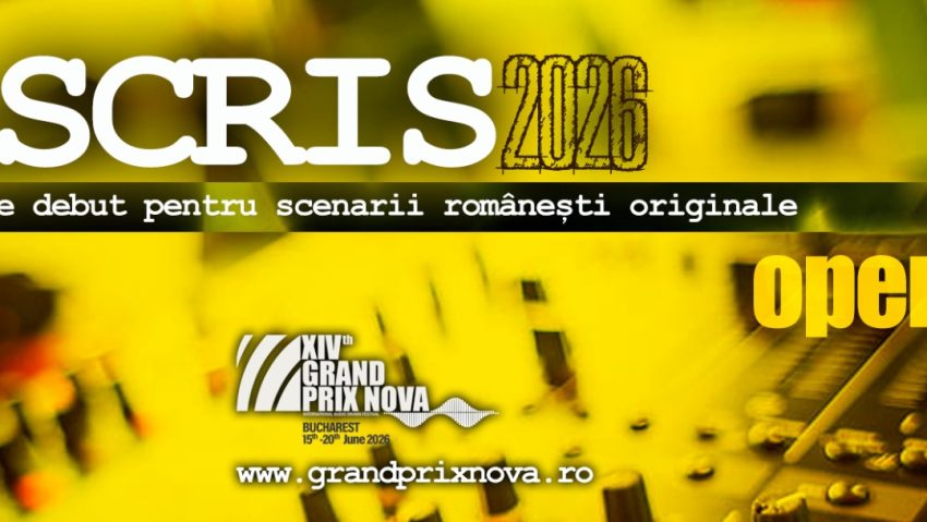 Grand Prix Nova 2026: deSCRIS, ediţia a II-a, concurs de debut pentru scenarii audio originale