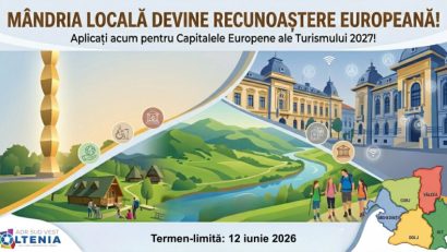 Orașele din Oltenia pot candida pentru titlul de Capitală Europeană a Turismului 2027