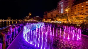 TULCEA: Fântâna arteziană de pe Faleza Ivan Patzaichin, repornită