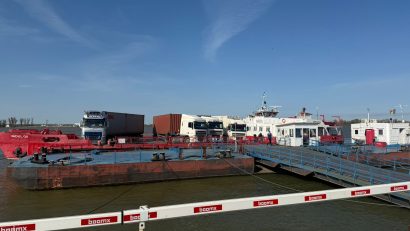 TULCEA: Trecerea cu bacul la punctul de frontieră Isaccea – Orlivka, sistată temporar