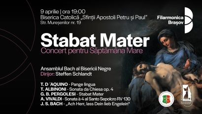 BRAȘOV: Concert de excepție, în pragul sărbătorilor pascale ortodoxe