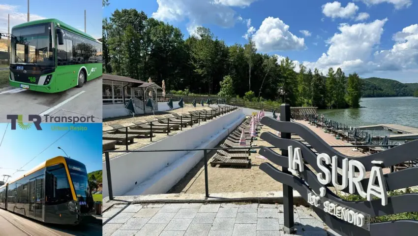 Program transport public Reșița de 1 Mai 2026: Curse speciale spre Șură și deschiderea bazei de agrement de pe Lacul Secu