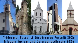 Programul Sfintelor Liturghii de Paște la romano-catolicii din Reșița și filialele arondate