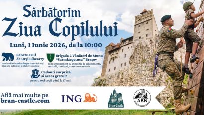 Ziua Copilului la Castelul Bran, alături de Vânătorii de Munte