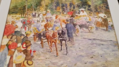 Capodopera „Bătaie cu flori la șosea”, la Muzeul de Artă din Constanța