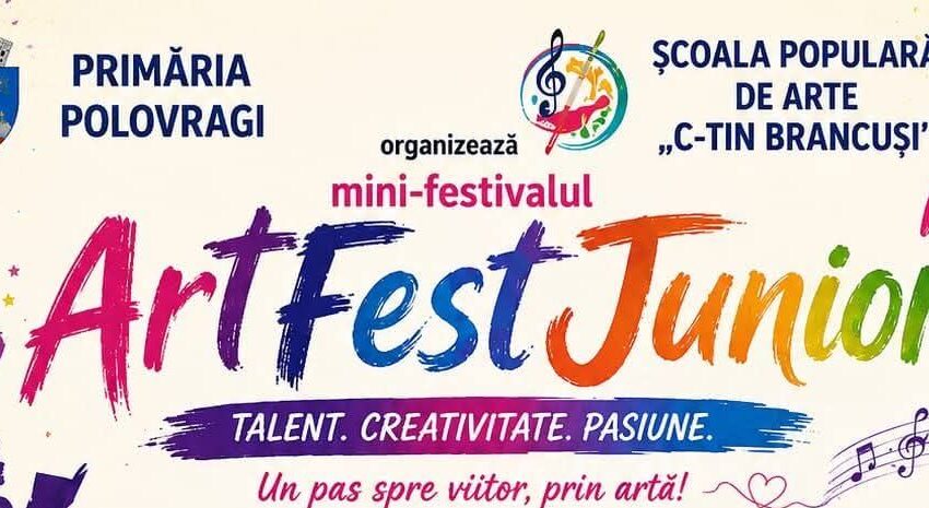 GORJ: Primăria Polovragi organizează mini-festivalul „ArtFestJunior”