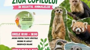 „Ziua Copilului în Regatul Animalelor” – eveniment special organizat de Grădina Zoologică Brașov