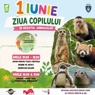 „Ziua Copilului în Regatul Animalelor” – eveniment special organizat de Grădina Zoologică Brașov