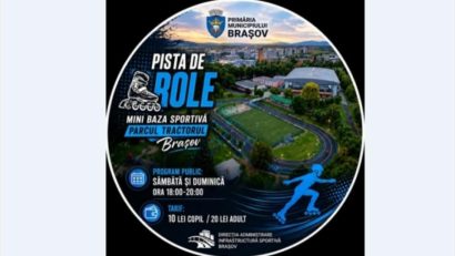 Brașov: Se deschide pista de role de la mini-baza sportivă din Parcul Tractorul