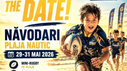 Festival de mini-rugby pe plajă la Năvodari