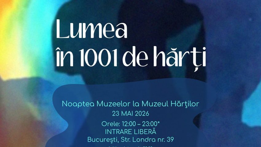 BUCUREȘTI: Tururi ghidate, artă contemporană şi muzică, la Muzeul Hărţilor