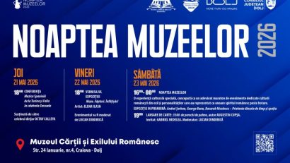 Muzeul Cărţii şi Exilului Românesc participă la Noaptea Muzeelor 2026