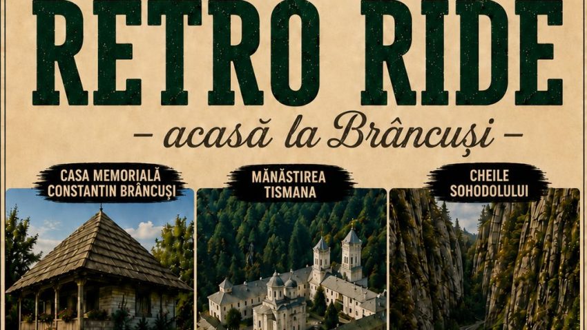 Gorj: Expoziție de vehicule istorice la Hobița
