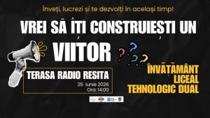 Educația duală, în dialog cu tinerii, companiile și comunitatea, pe terasa Radio Reșița