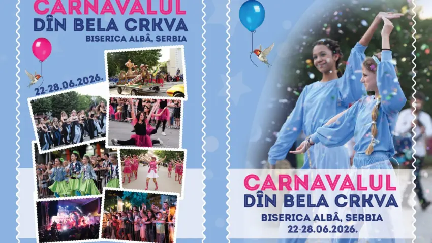 Carnavalul Bela Crkva, în perioada 22–28 iunie