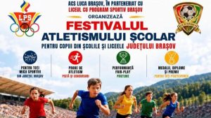 BRAȘOV: Festivalul Atletismului Școlar, la Baza Sportivă Carpați