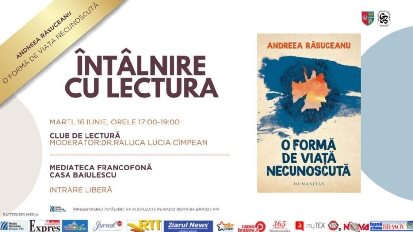 BRAȘOV: Clubul de lectură de la Casa Baiulescu revine cu romanul Andreei Răsuceanu