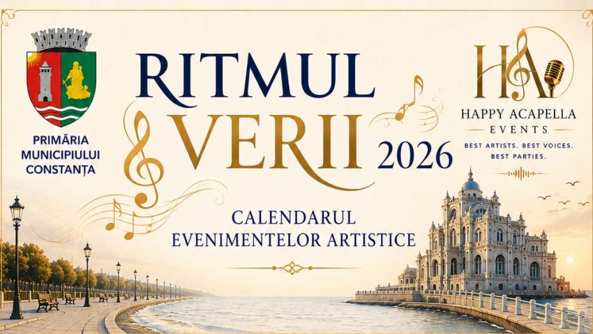 „Ritmul Verii” la Constanța: Parcurile și faleza Cazinoului devin scene în aer liber