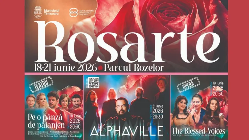Alphaville vine la Timișoara, în cadrul ROSARTE – stagiune culturală estivală în Parcul Rozelor