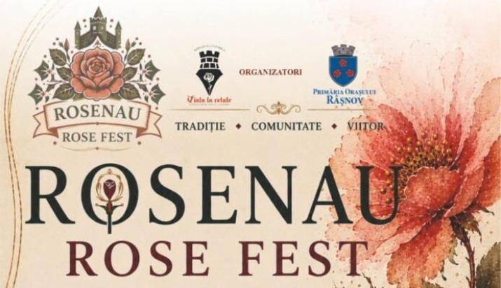Festivalul ”Rosenau Rose Fest”, pe 4 și 5 iulie, la Râșnov