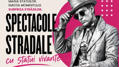 CONSTANȚA: Magia statuilor vivante revine pe străzile orașului