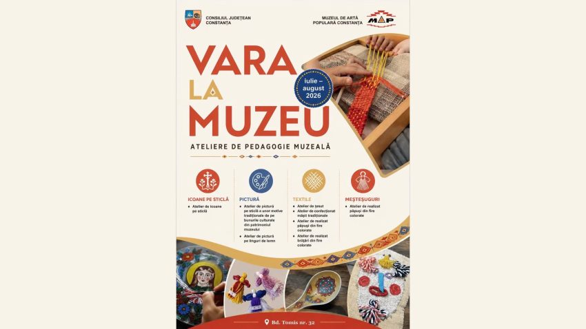 CONSTANȚA: Începe cea de-a doua ediție a proiectului „Vara la muzeu”