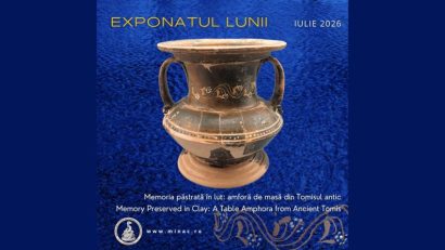 Amforă de masă din Tomisul antic, exponatul lunii iulie la Muzeul de Istorie Națională și Arheologie Constanța