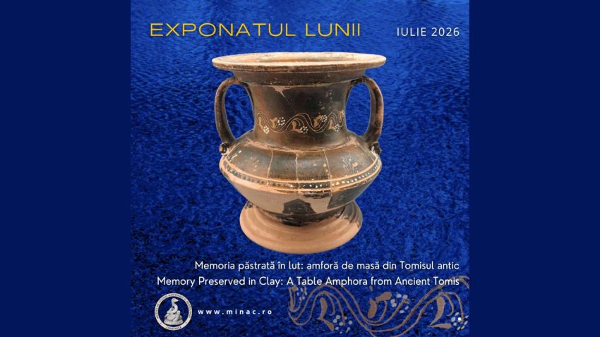Amforă de masă din Tomisul antic, exponatul lunii iulie la Muzeul de Istorie Națională și Arheologie Constanța