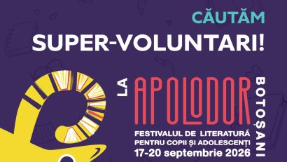 Voluntar la Festivalul APOLODOR. Încep înscrierile!