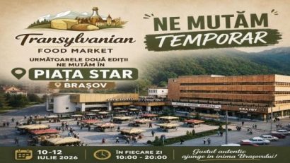 BRAȘOV: „Transylvanian Food Market” se mută în Piața Star