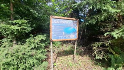 MARAMUREȘ: Traseul din Poiana Botizii spre Lacul Laguna Albastră, marcat pentru turiști