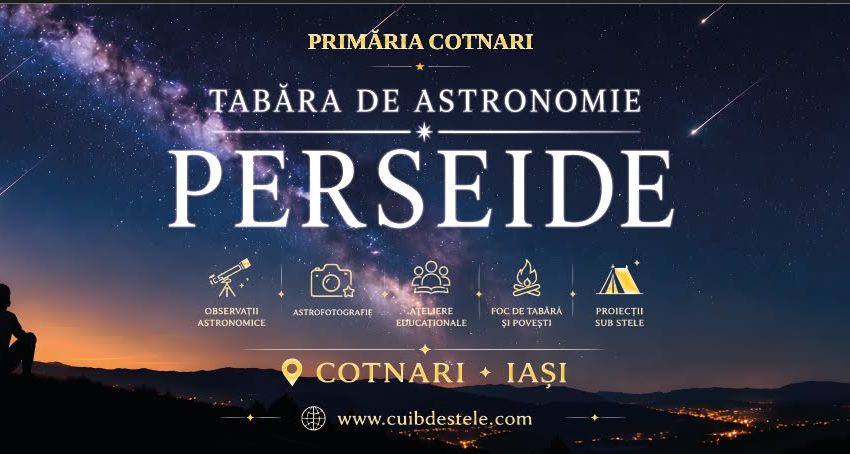 Tabăra de Astronomie „Perseide” de la Cotnari sărbătorește 10 ani | AUDIO