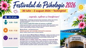 TECHIRGHIOL: Cea de-a doua ediție a Festivalului de Psihologie, la Teatrul de Vară „Jean Constantin”