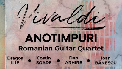 Turneul Național „Anotimpuri/ Vivaldi” – Romanian Guitar Quartet, la Palatul Culturii din Iași
